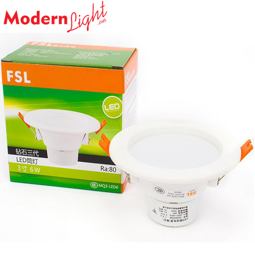 Đèn âm trần LED 6W FSL DL6W-3