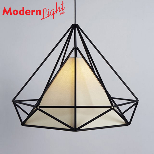 Đèn thả kim cương khung sắt - TH-SKC380