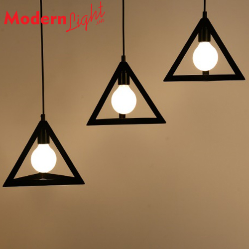 Đèn thả sắt kim tự tháp - THVT-ZC1B13