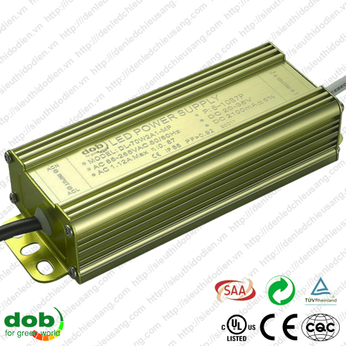 Bộ đổi nguồn DOB cho đèn pha LED 70W - DL-70W2A1-MP