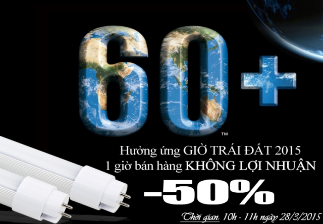 Future Light bán hàng không lợi nhuận trong 1h để hưởng ứng Giờ trái đất