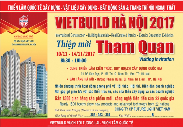 HỘI CHỢ TRIỂN LÃM QUỐC TẾ VIETBUILD HÀ NỘI 2017 - LẦN 3